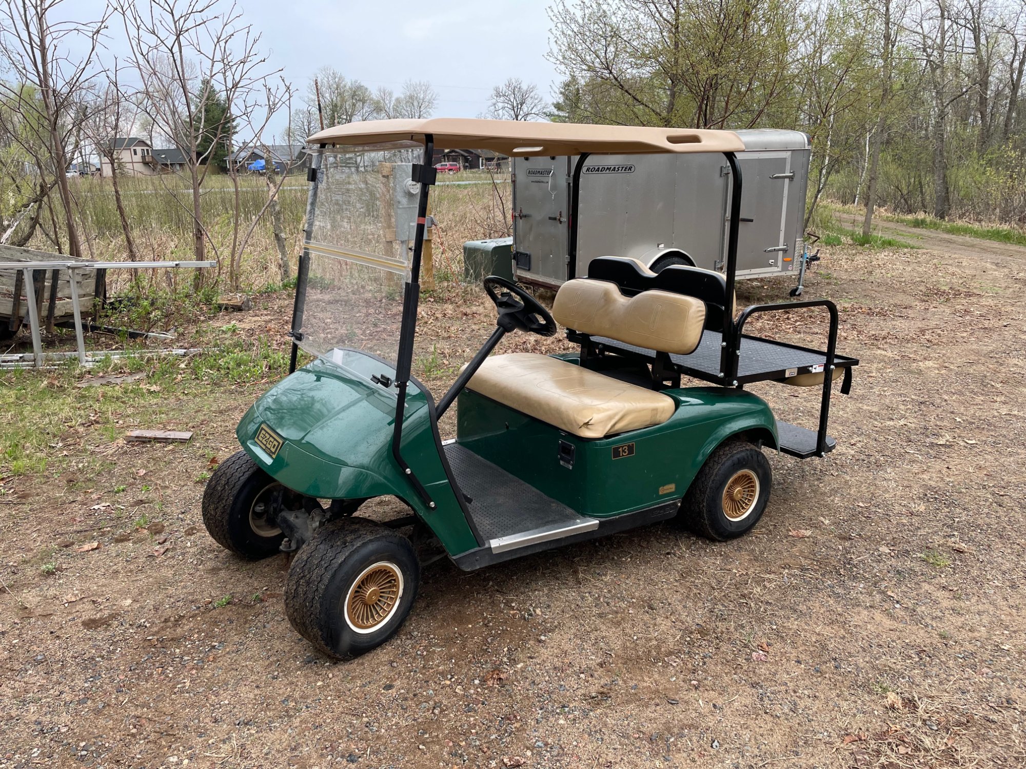 Before — original green EZGO