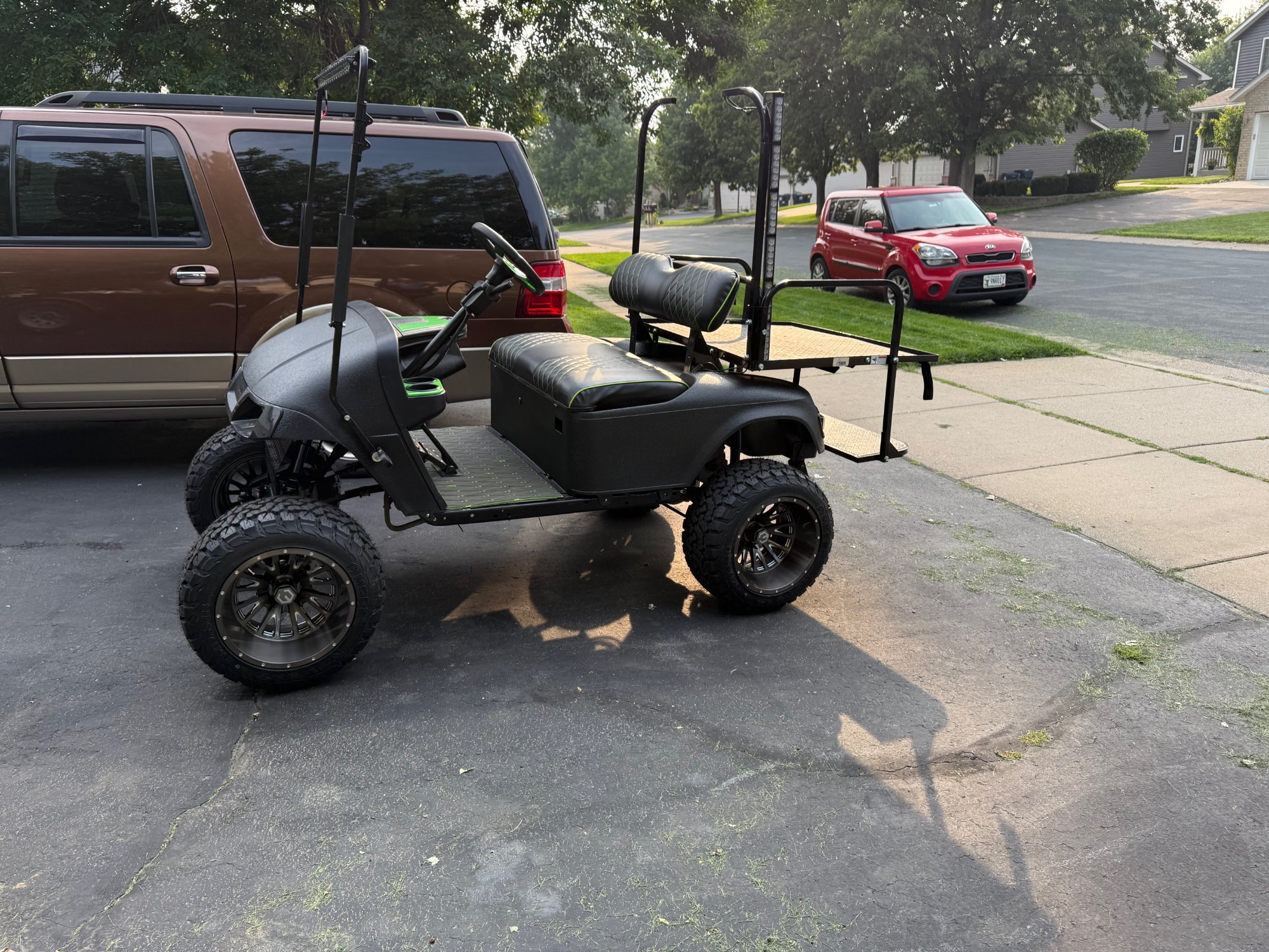 Build #001 — Nearly complete, driveway side view