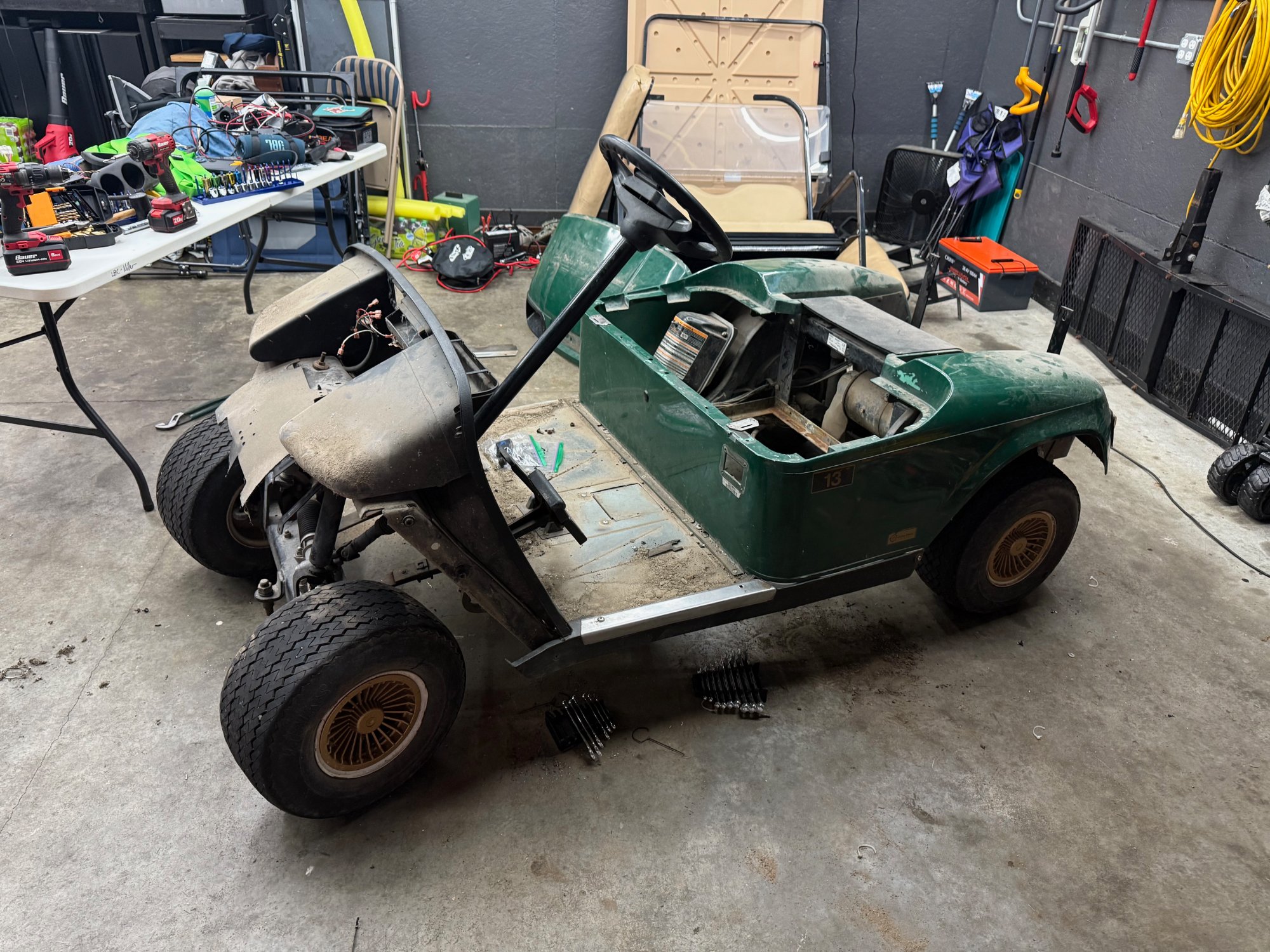 Teardown in the shop